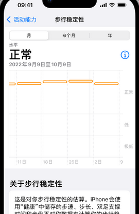 崇明iPhone手机维修如何在iPhone开启'步行稳定性通知'