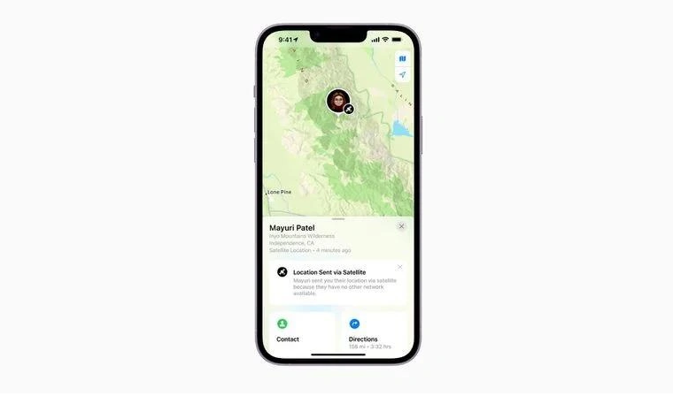 崇明苹果14维修分享iPhone14系列中 FindMy功能通过卫星分享位置方法教程 