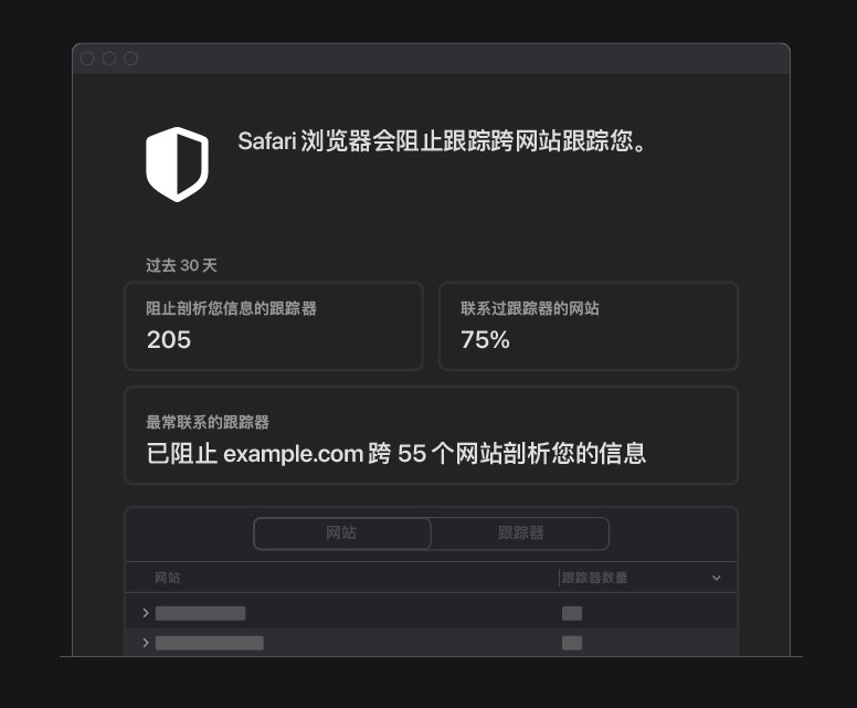 崇明苹果手机维修分享如何在 Safari 浏览器中查看和打开隐私报告 